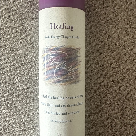 New Set of 2 Reiki Energy Charged candles by crystal Journey: healing & wisdom - Picture 4 of 6